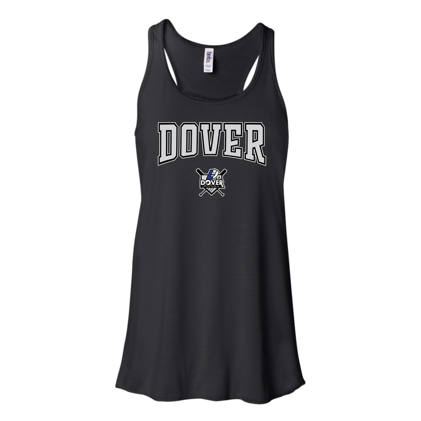 Dover Little League Varsity Logo Women's Flowy Racerback Tank