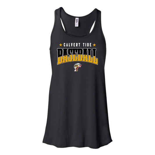 Calvert Tide Traditional Baseball Women's Flowy Racerback Tank