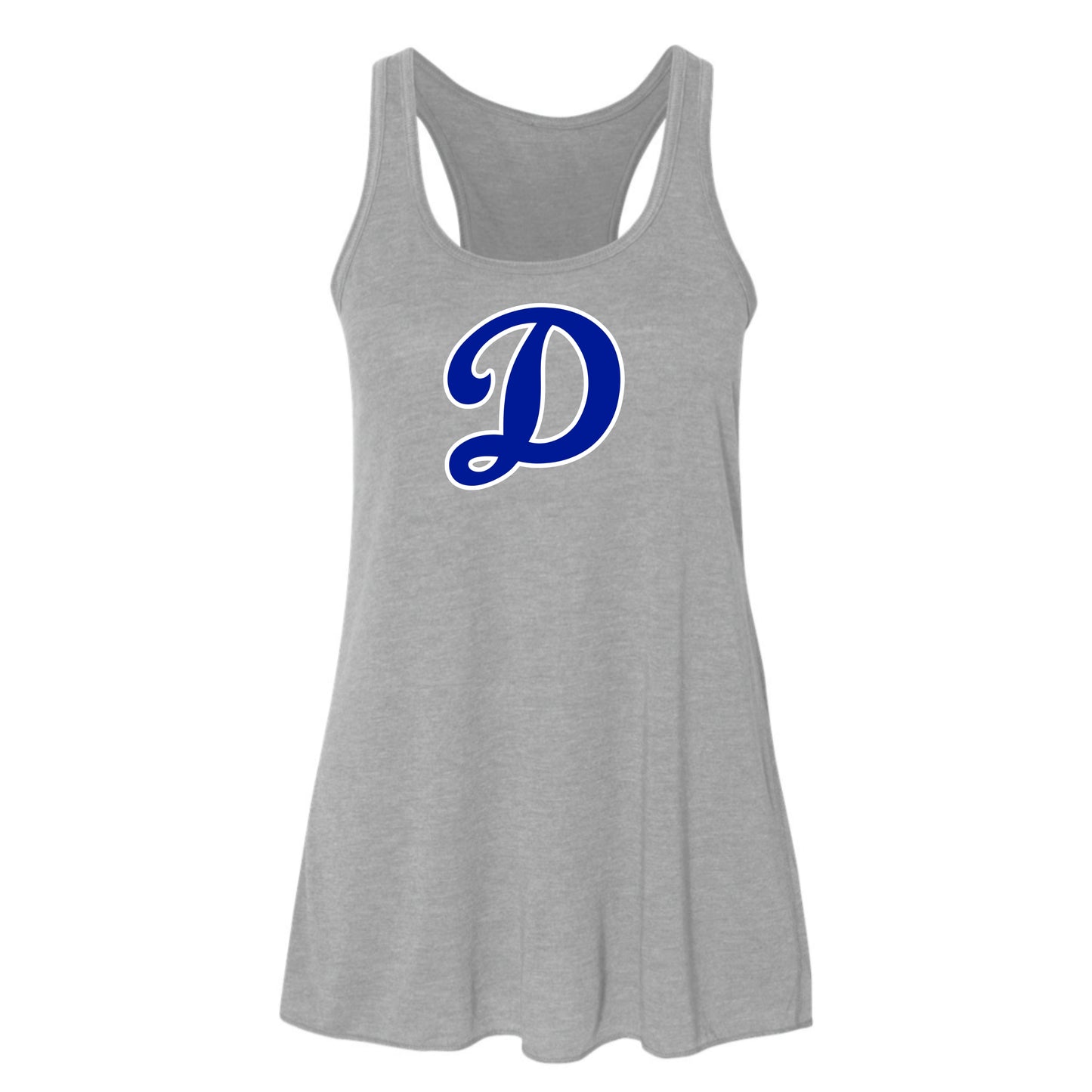 Dover Little League D Logo Women's Flowy Racerback Tank